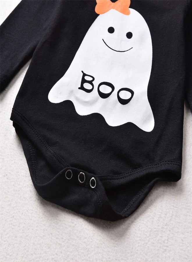 HIHA Baby Halloween Outfits Toddler Girls Boys One Piece Romper Ghost Pants Halloween Clothes (girls, 12-18 Months) - Image 4