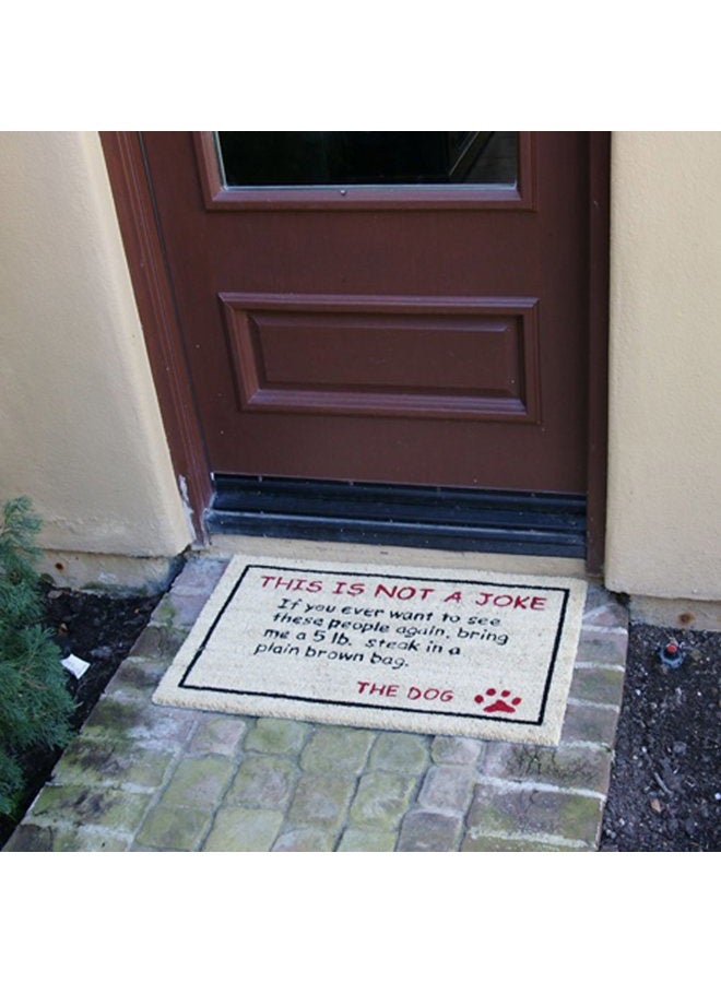 Rubber-Cal 10-106-026 Bring a 5 lbs. Steak Dog Door Mat, 18" x 30" - Image 5