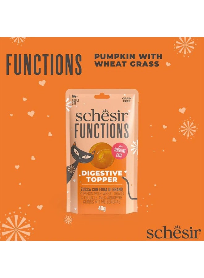 شيسر كيس طعام القطط شيسير فانكشنز دايجستيف توبر بنكهة اليقطين مع عشبة القمح 40 جرام - Image 5