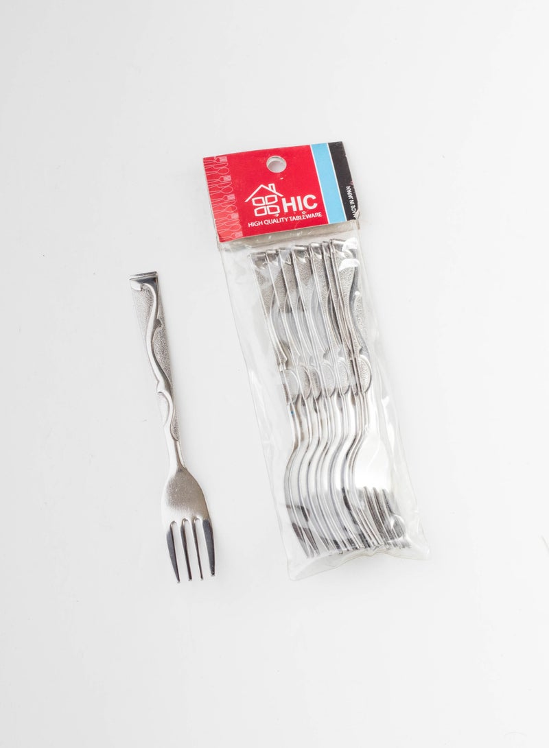 Hic Japanese steel dessert fork 12 pieces