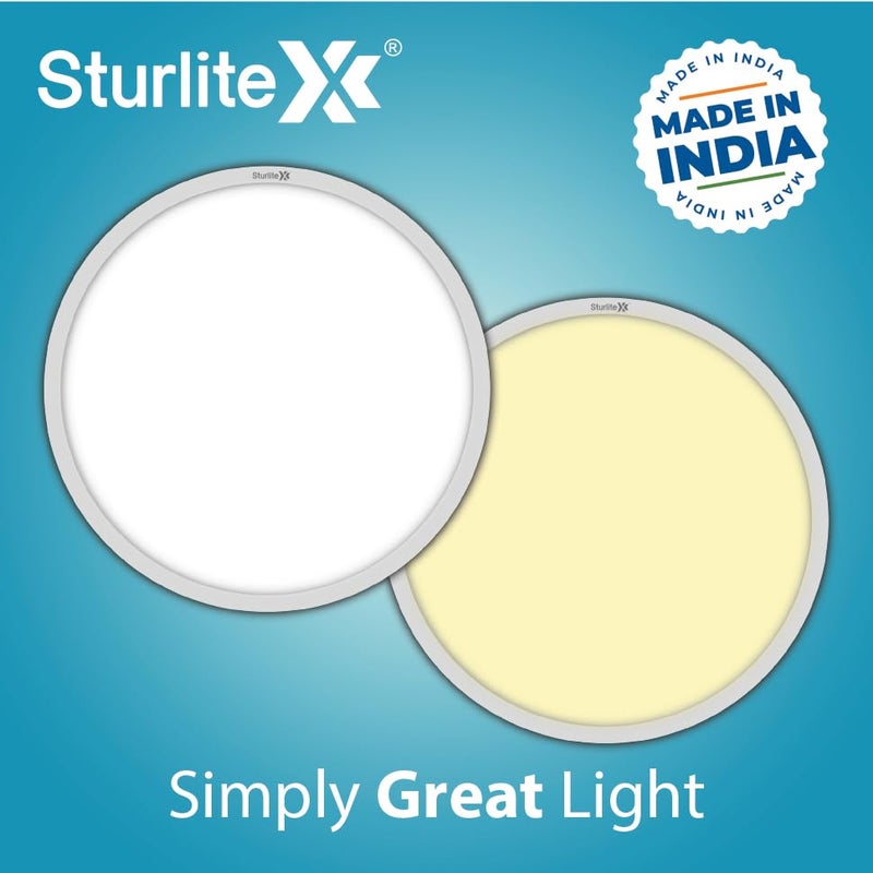 Sturlite S-FIT 30W Round LED Surface Light| 6500k Cool White Color Temperature| 2400 Lumens with CRI Tech for Accurate Color Representation - (Pack of 1) - Image 3
