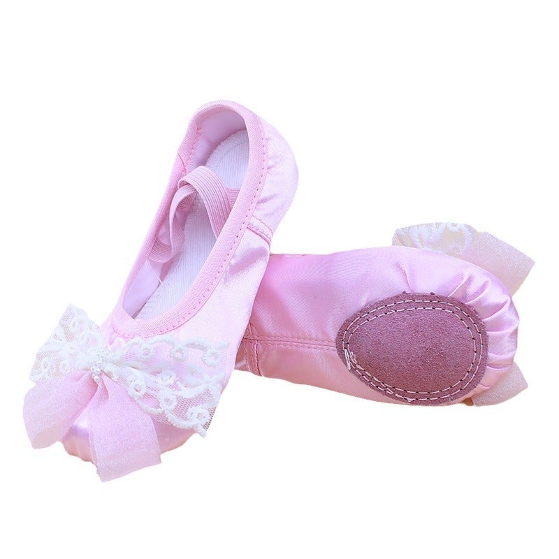 2024 New Summer Kidsren''s Dance Shoes Soft Sole Practice Ballet Body Kindergarten Baby Stage Performance 8079 - Image 2