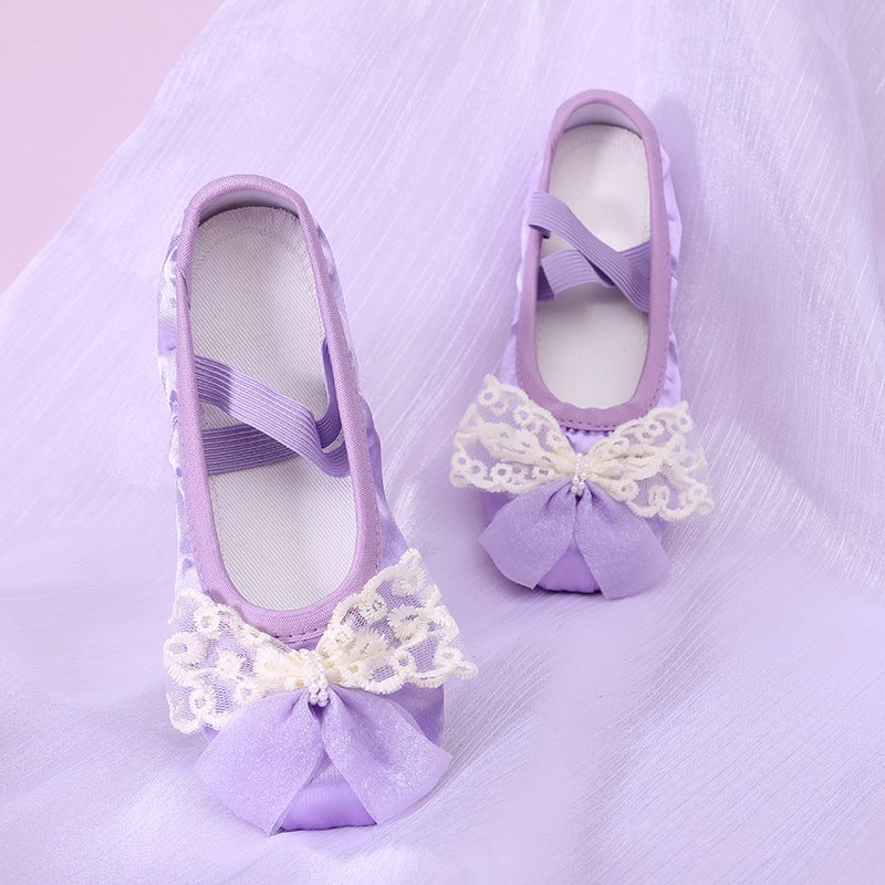 2024 New Summer Kidsren''s Dance Shoes Soft Sole Practice Ballet Body Kindergarten Baby Stage Performance 8079 - Image 1