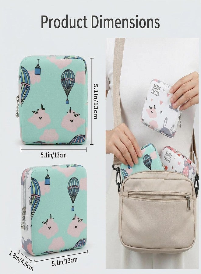 ADLABLD 3Pcs Sanitary Pad Pouch, Sanitary Napkin Bag Pads for Women Pads Bags - Image 2