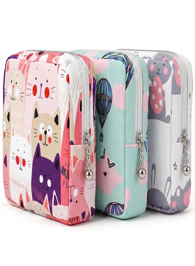 ADLABLD 3Pcs Sanitary Pad Pouch, Sanitary Napkin Bag Pads for Women Pads Bags - Image 1