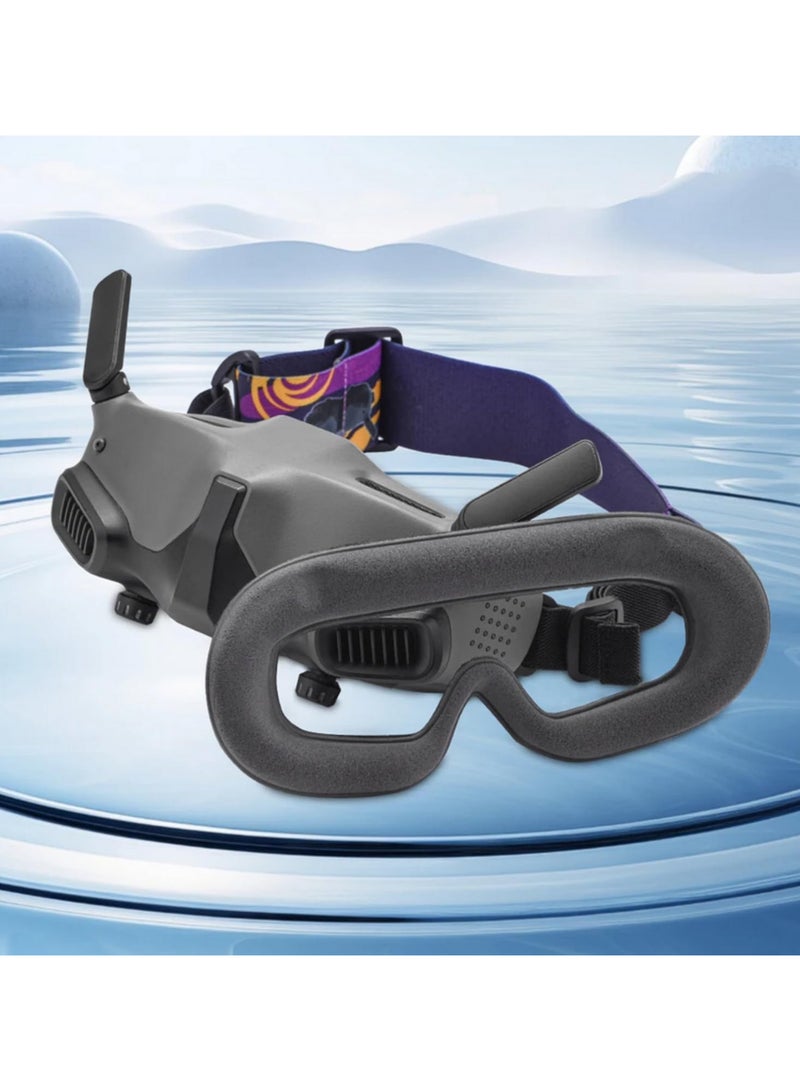 Sponge Eye Pad Face Cushion Cover Anti Light Leakage Face Padding Accessories Eye Mask Pad for DJI AVATA Goggles 2 Replacement Foam Cushion Enhances Comfort and Blocks Light Effectively - Image 4