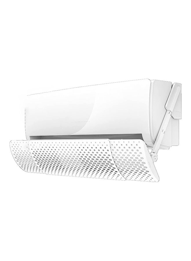 NIBEMINENT Adjustable Air Conditioner Deflector T124 White  - Image 1