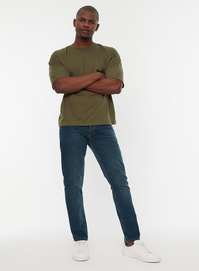 trendyol Indigo Stretch Fabric Skinny Slim Fit Jeans - Image 2