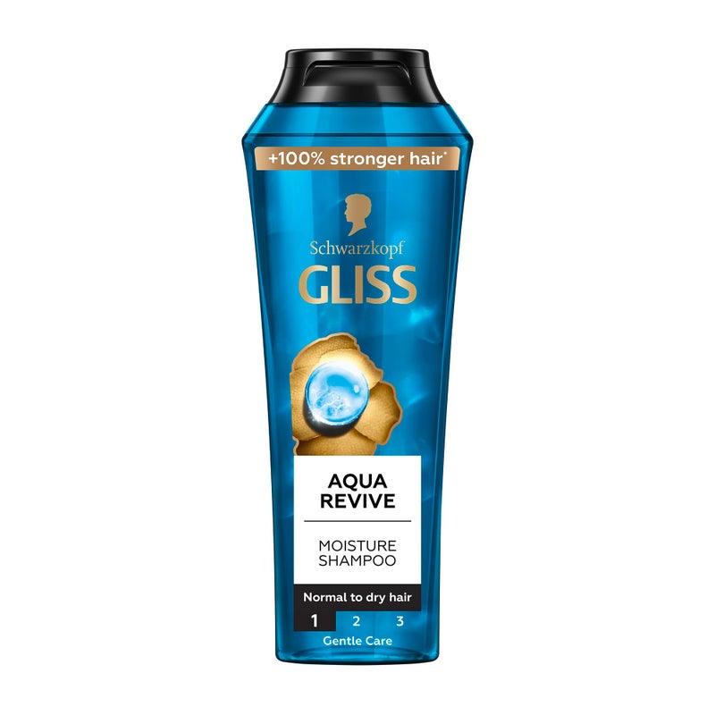 Aqua Revive Shampoo, 400ml — Immerse your hair in hydration with this revitalizing shampoo that quenches thirsty locks for a refreshed, vibrant look