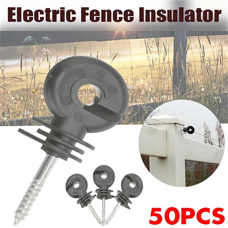 Electric Fence Insulators 80pcs Multi Functional Accessories for Garden Farm Animal Agriculture - Image 3
