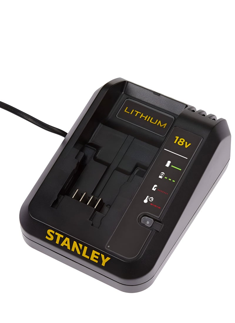 Stanley - STANLEY SC202 Battery Charger 18V 1.0A - Fast and Efficient Charging - Image 1
