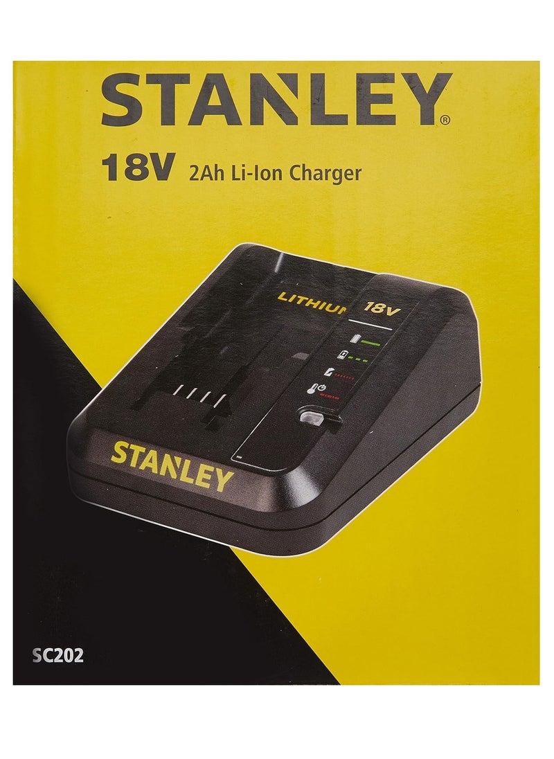 Stanley - STANLEY SC202 Battery Charger 18V 1.0A - Fast and Efficient Charging - Image 1
