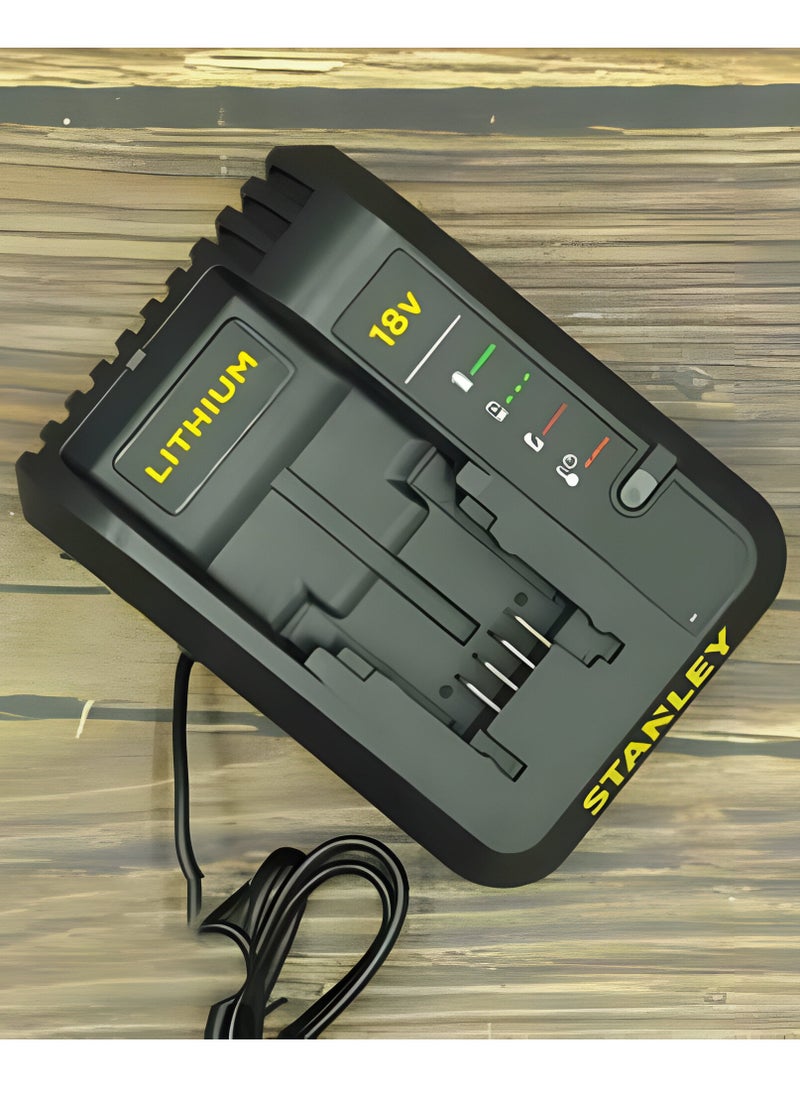 Stanley - STANLEY SC202 Battery Charger 18V 1.0A - Fast and Efficient Charging - Image 1