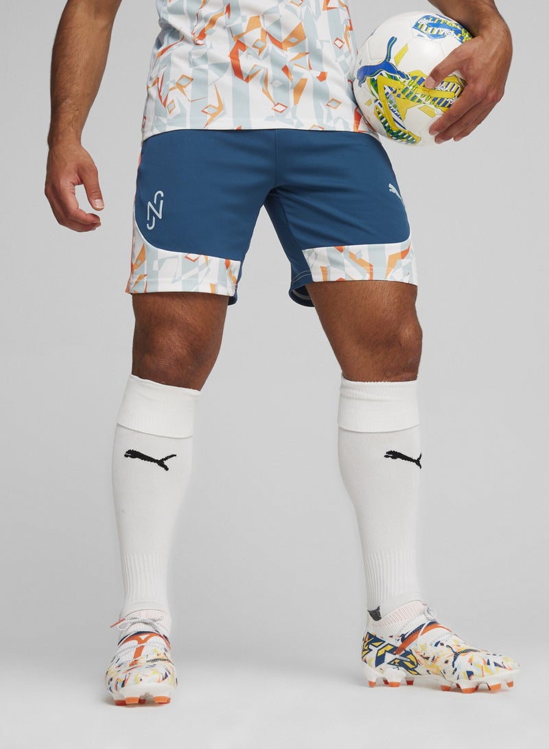 PUMA NEYMAR JR Creativity Mens Blue Football Shorts - Image 1