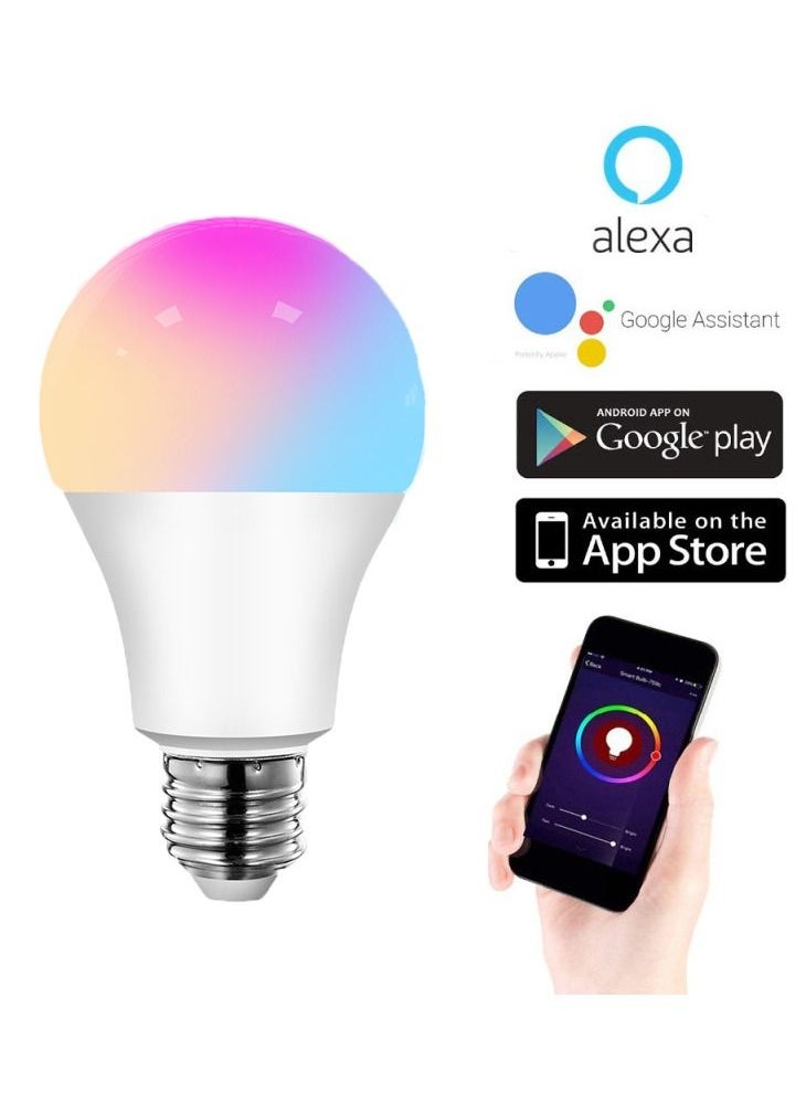 MOCOM - 12W LED Smart Bulb with Alexa, Echo, Google Home, Google Assistant - Image 1