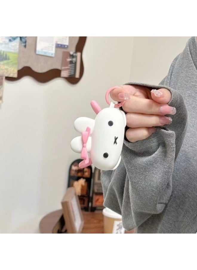 Generic - Creative Cartoon Wings Miffy Rabbit For Apple AirPods1/2 Bluetooth Headset Pro Protective Cover 3/4 For Silicone-Color:Wings Miffy Rabbit-Applicable Models:Airpods 4th Generation - Image 1