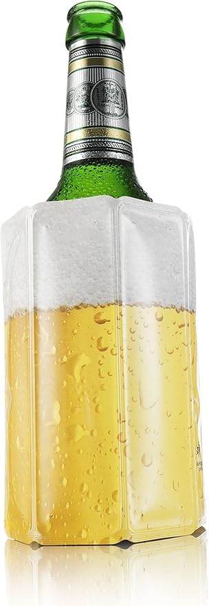 Vacu Vin Beer Cooler Sleeve – Flexible Bottle Chiller – Active Cooling Reusable Ice Sleeve – Fits Standard Beer Bottles – Portable Drink Cooler for BBQ, Travel & Outdoor Events - Image 4