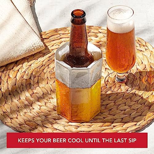 Vacu Vin Beer Cooler Sleeve – Flexible Bottle Chiller – Active Cooling Reusable Ice Sleeve – Fits Standard Beer Bottles – Portable Drink Cooler for BBQ, Travel & Outdoor Events - Image 5