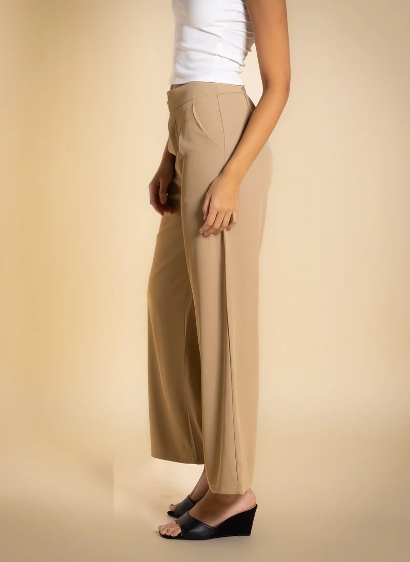 Shapes  PLEATED STRAIGHT FIT TROUSERS for Women | Best Price UAE