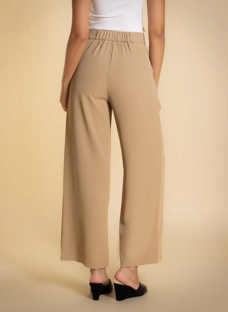 Shapes  PLEATED STRAIGHT FIT TROUSERS for Women | Best Price UAE