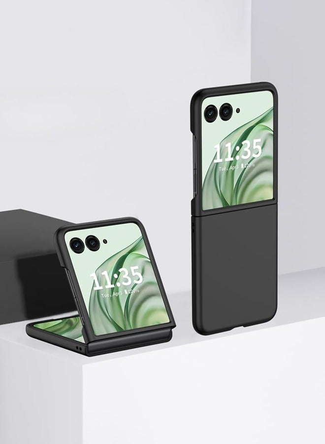 SJet Motorola Razr 50 Ultra/60 Pro Case Hard PC Back Cover for Moto Razr Plus 2024/Rzar Pro 2025 (Black) - Image 1