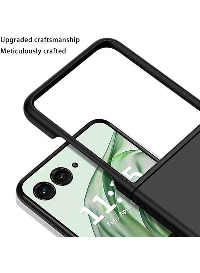 SJet Motorola Razr 50 Ultra/60 Pro Case Hard PC Back Cover for Moto Razr Plus 2024/Rzar Pro 2025 (Black) - Image 4