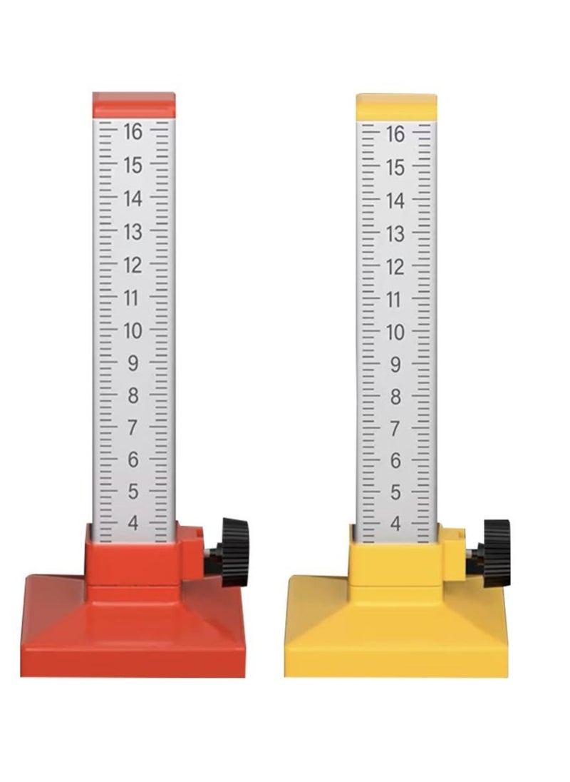 Excefore - Lay Floor Tile Special Ruler, 2 Pcs Bricklayer Graduated Scale with Double-Sided Clear Scale, Tiling Horizontal Leveling Positioning Ruler, Isometric Ruler for Accurate and Consistent Tile Placement - Image 1