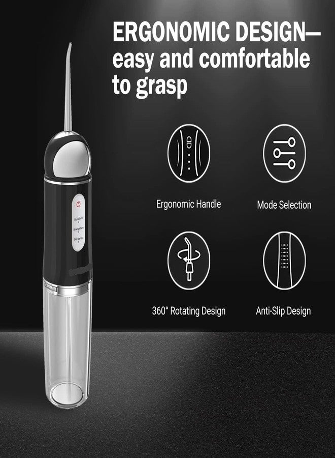 Skyzone Water-Flosser-Cordless-Teeth-Cleaner Water Dental Flosser with 3 Modes 4 Jets Rechargeable Dental Oral Irrigator for Home Travel - Image 2