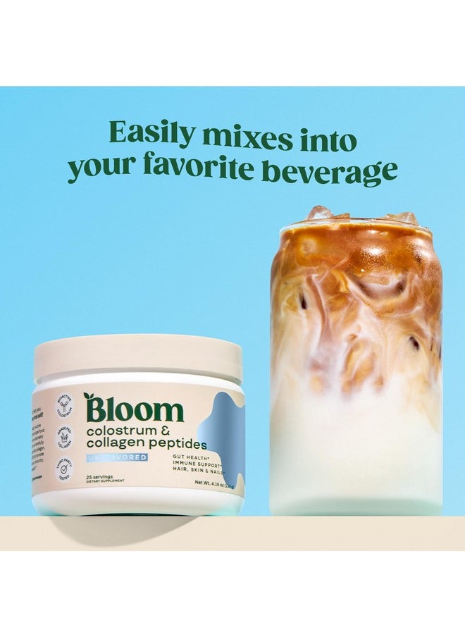 Bloom Nutrition Bloom Nutrition Bovine Colostrum Powder for Gut Health, Immune Support, Hair Growth & Beauty Supplement, Gluten Free, Sugar Free | Pure 40% IgG Premium Colostrum Superfood, Unflavored, 25 Servings  - Image 2