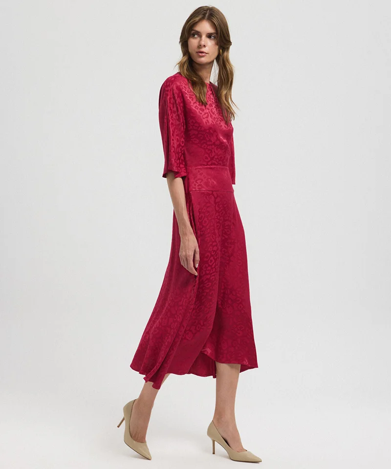ابيكول Jacquard Viscose Dress