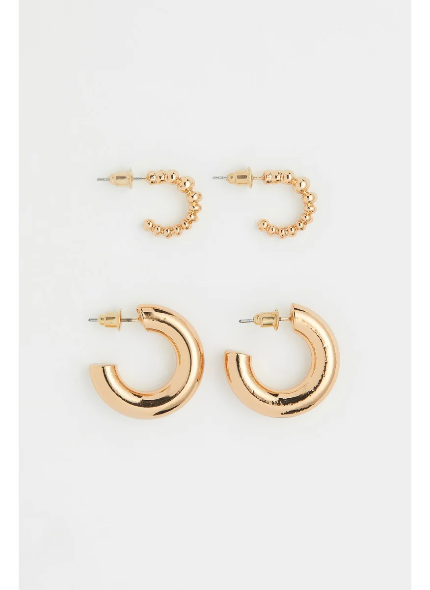 اتش اند ام 2 Pairs Hoop Earrings