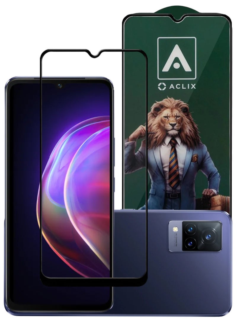 ACLIX Antistatic ESD Dustproof Premium Quality High Definition Tempered Glass Screen Protector Designed For vivo V21 - Image 1