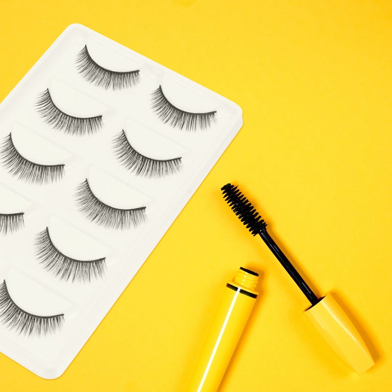 5 Pairs Natural Look 3D Fake Lashes Reusable Manmade Fiber Makeup Eyelashes - Image 4
