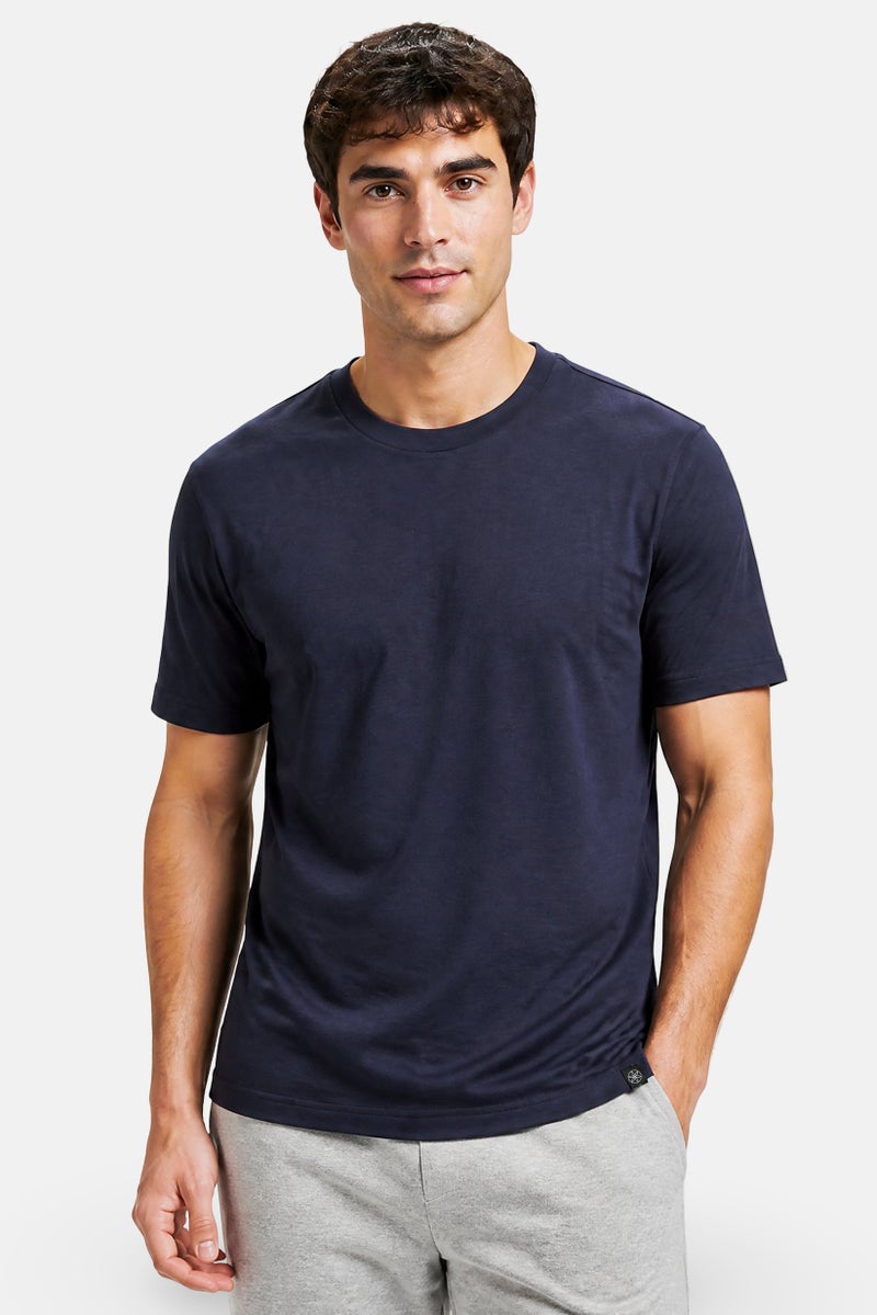 Gaiam Men Slim Fit Short Sleeve Training T-Shirt, Dark Grey - Image 1