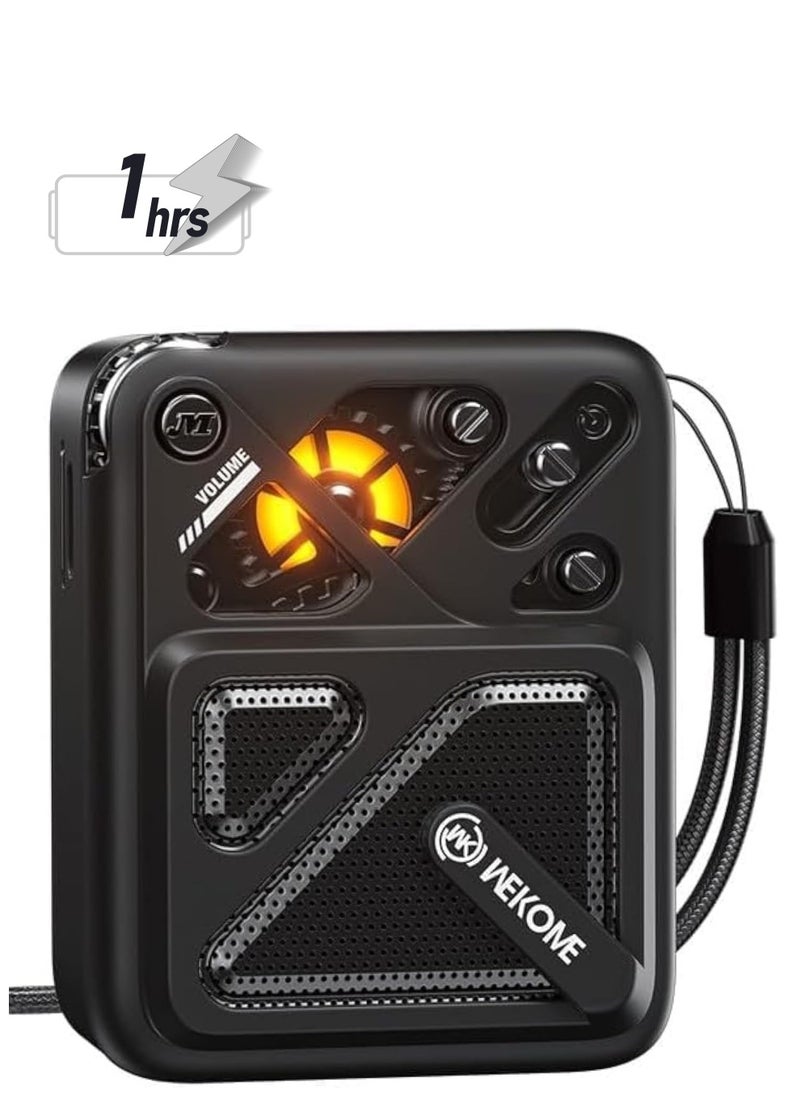 WEKOME - WEKOME Beluga D8 Wireless Speaker-black - Image 1