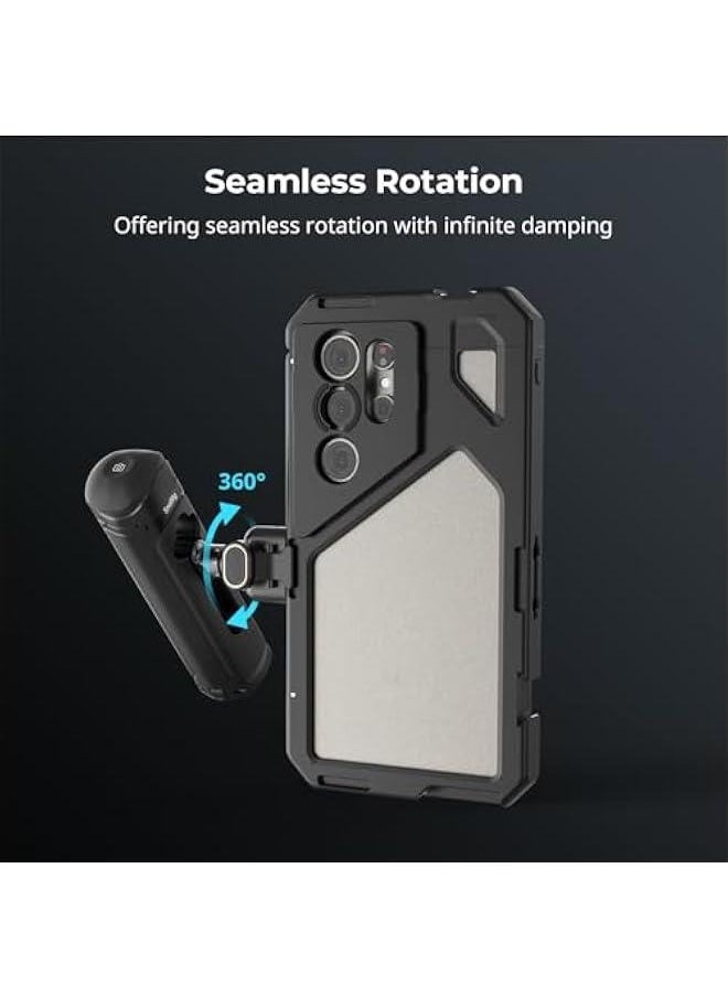 SmallRig Rotatable Quick Release Side Handle Adapter, Compatible with SmallRig Quick Release Phone Cage Series and All The SmallRig Mobile Phone Side Handles - 4610