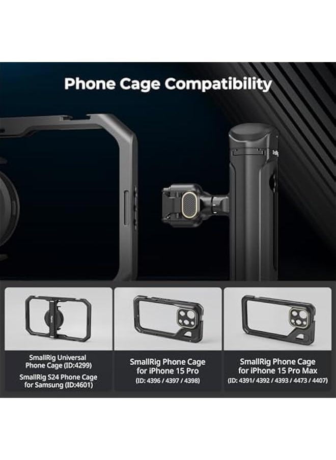 SmallRig Rotatable Quick Release Side Handle Adapter, Compatible with SmallRig Quick Release Phone Cage Series and All The SmallRig Mobile Phone Side Handles - 4610
