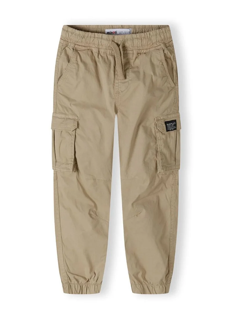 MINOTI Teen Boys Woven Cargo Trousers with Drawcord