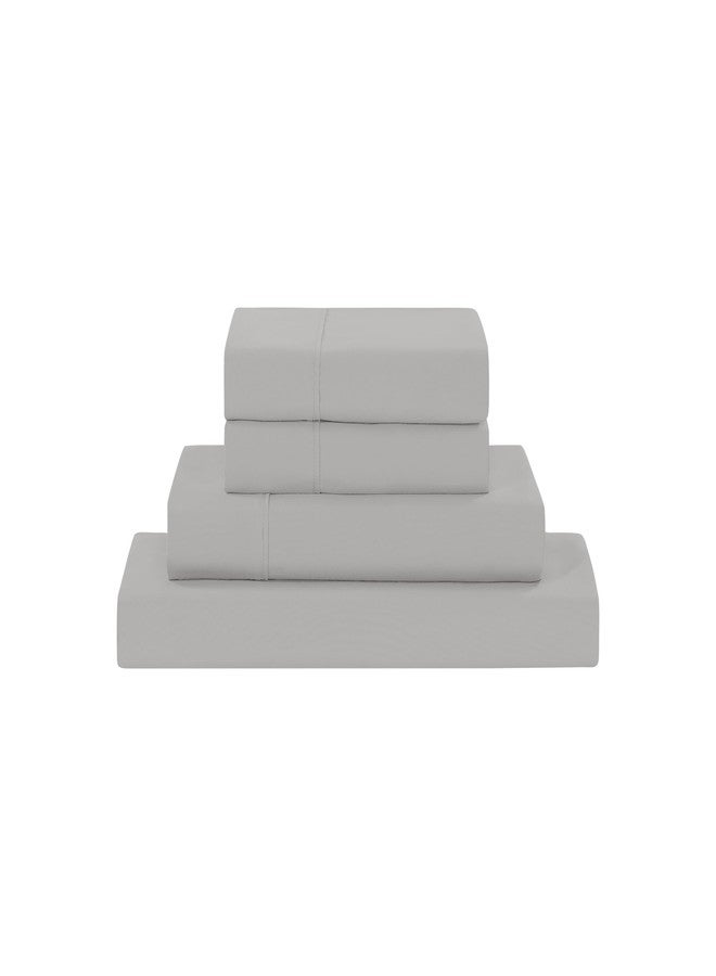 Modern Threads Soft Microfiber Solid Sheets - Luxurious Microfiber Bed Sheets - Includes Flat Sheet, Fitted Sheet with Deep Pockets, & Pillowcases Vapor Blue Full - Image 1