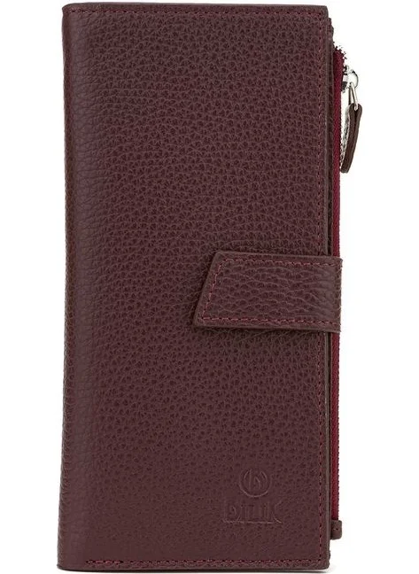 Bilik Deri Bilik Leather Claret Red Rölax Leather Wallet Bsh 3240