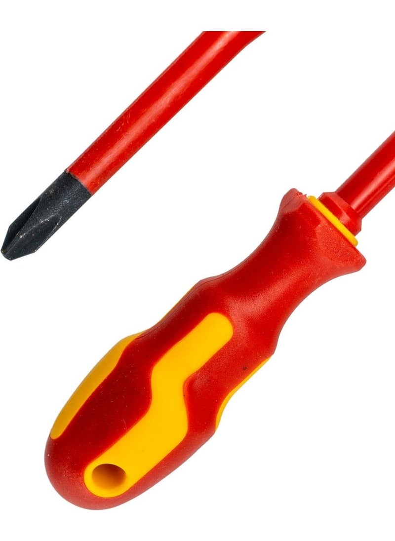 NAREX 834102 Slim Series Electrician Insulated Phillips Screwdriver PH2X100 mm  - Image 3