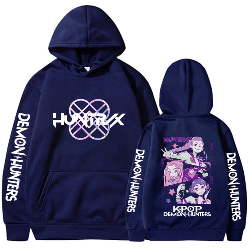 Kpop Demon Hunters Huntrix Simple Commuter Style Hooded Style - Image 1