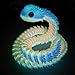 Lohoee 24in 3D Printed Snake Toys3D Printed Animal Glow in The Dark Flexible 3D Printed Snake Fidget ADHD Snake Toys for Animal Collectors Creative Funny Toy Easter Basket Stuffers - Image 2