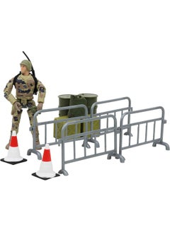 Click N' Play Military Helipad Playset With Accessories 28Piece Playset (Cnp4303)  - Image 5