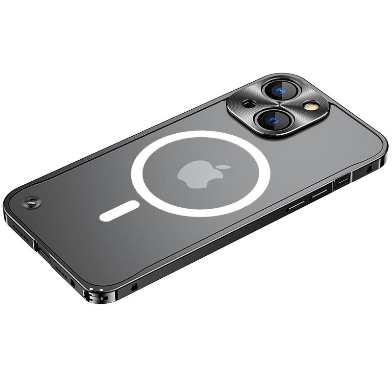 Suitable for Apple 17Pro Mobile Phone Case, Seahorse Buckle Metal Frame, Iphone17 Anti-Fall Lens Protective Case Wholesale - Image 4