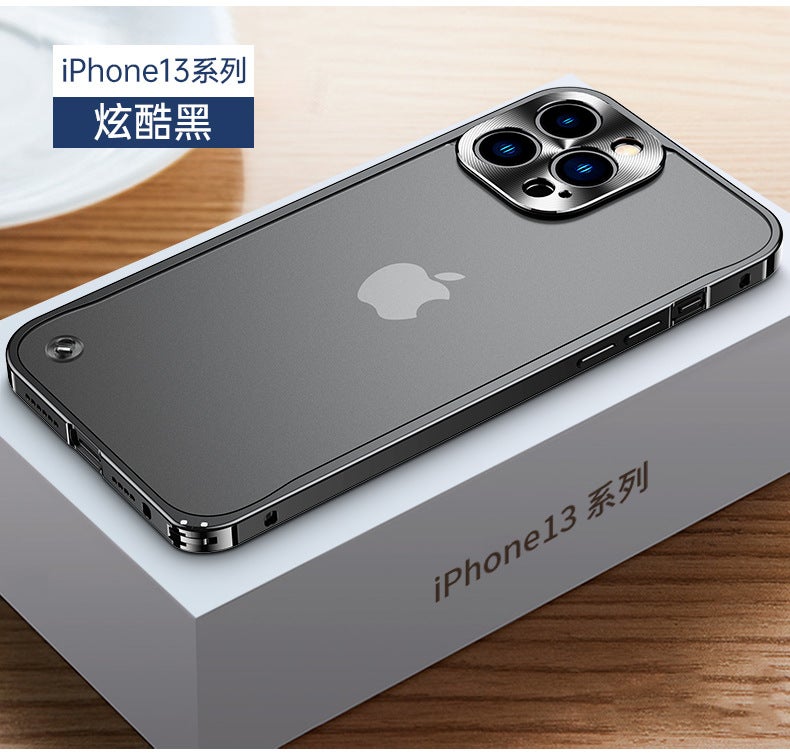 Suitable for Apple 17Pro Mobile Phone Case, Seahorse Buckle Metal Frame, Iphone17 Anti-Fall Lens Protective Case Wholesale - Image 1