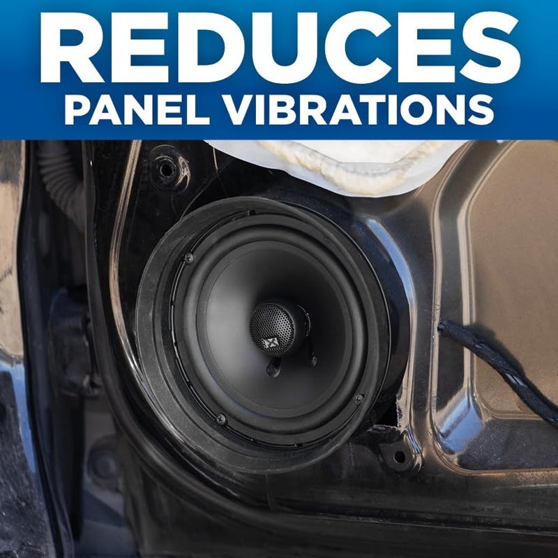 NVX XBAF69 2 Piece Universal 6x9 Silicone Rubber Speaker Baffles with Self Adhesive Foam Base Pad - Image 2