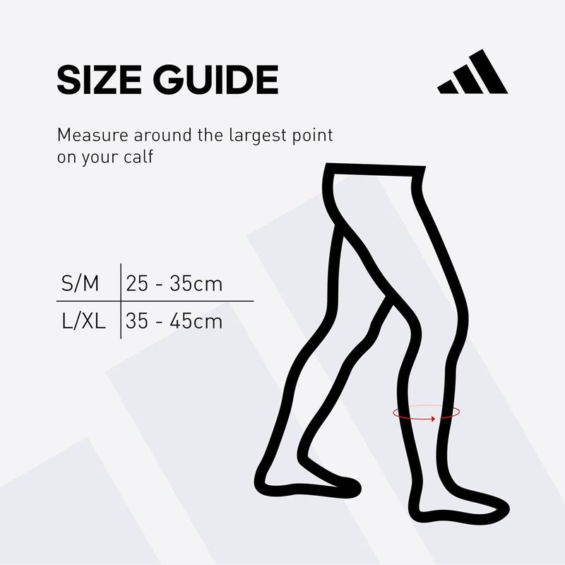 adidas Compression Calf Sleeves - Black - Image 5