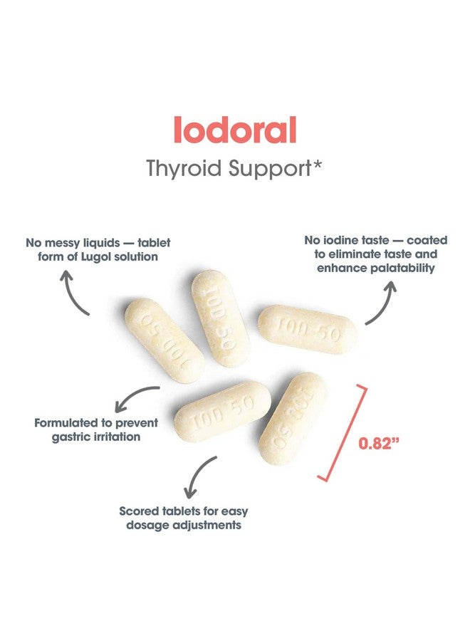 Optimox Iodoral 50 mg Supplement - Potassium Iodide Tablets, High Potency Iodine Tablets, Iodine Supplements for Thyroid Support, Daily Vitamins and Minerals, Lugol's Iodine Solution - 30 Count. - Image 2