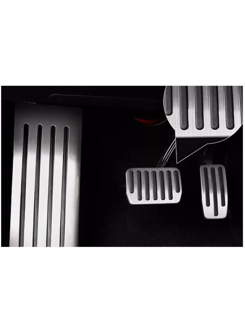 Generic For Tesla Model 3 Y X S 2022/2023 Anti-Slip Foot Pedal Pads Aluminum Accelerator Brake Foot Rest Foot Pedal Pads for Model 3 Y - Image 3